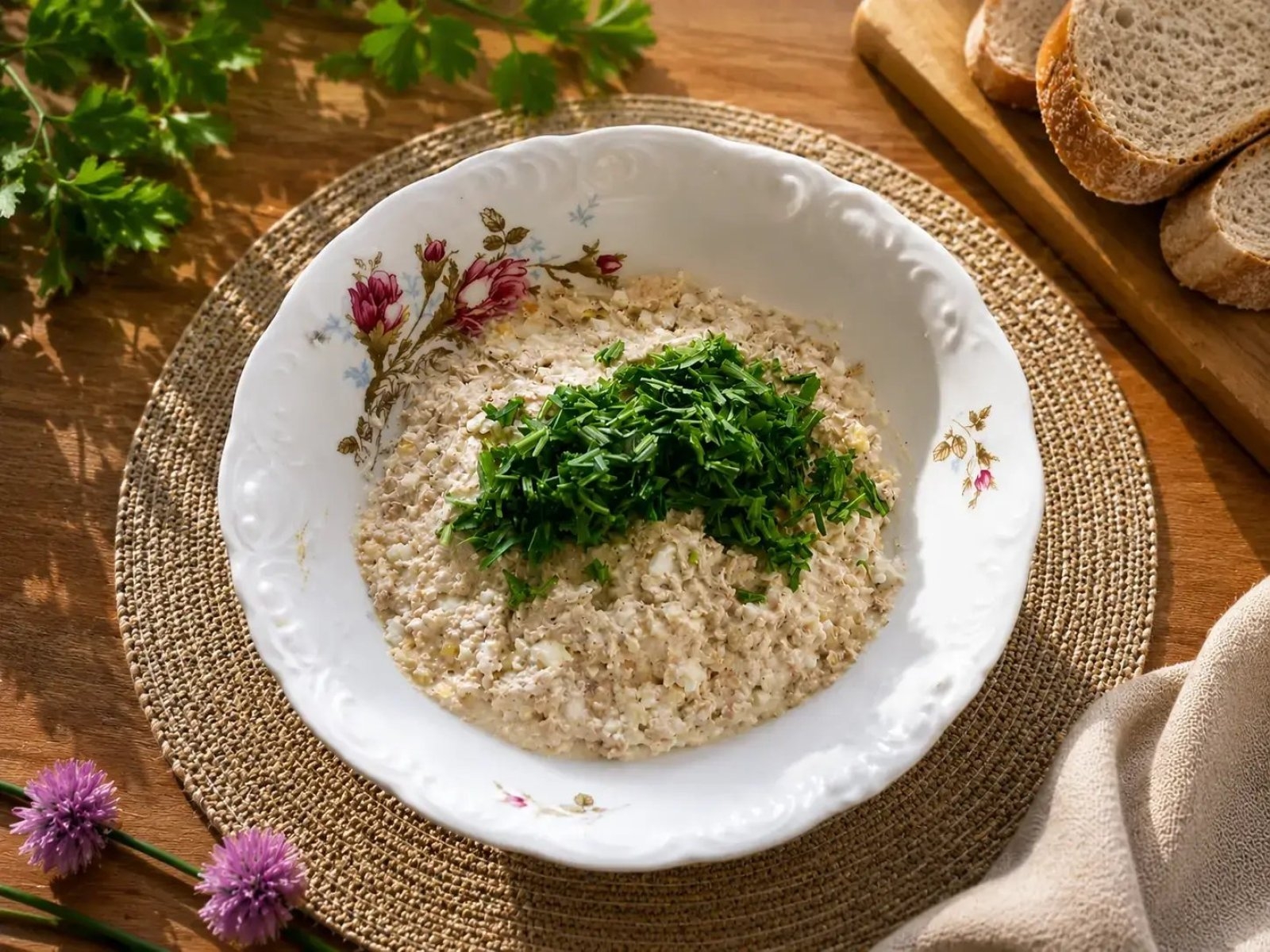 Pasta z tuńczykiem i burratą