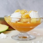 Deser z mango w pucharku