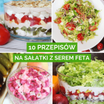 Sałatki z serem feta...