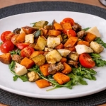 Pieczone warzywa z serem