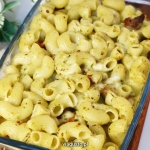 Makaron zapiekany z pesto