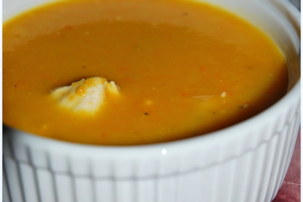 zupa krem marchewkowo-porowa