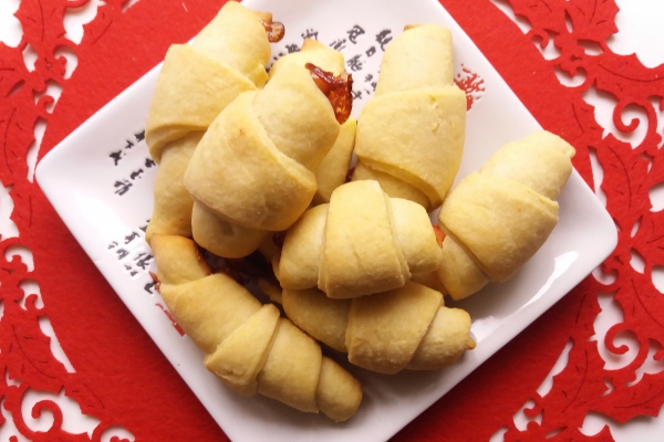 Mini rogaliki drożdżowe