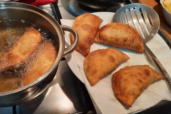 Czebureki z mięsem