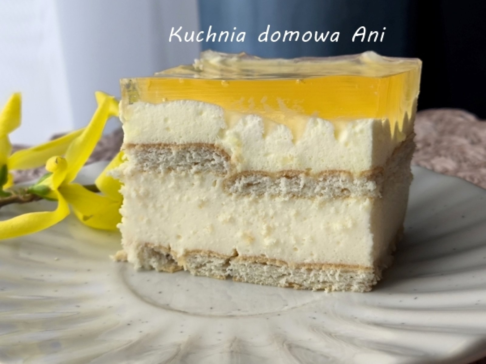 Cytrynowy sernik na zimno (bez pieczenia)