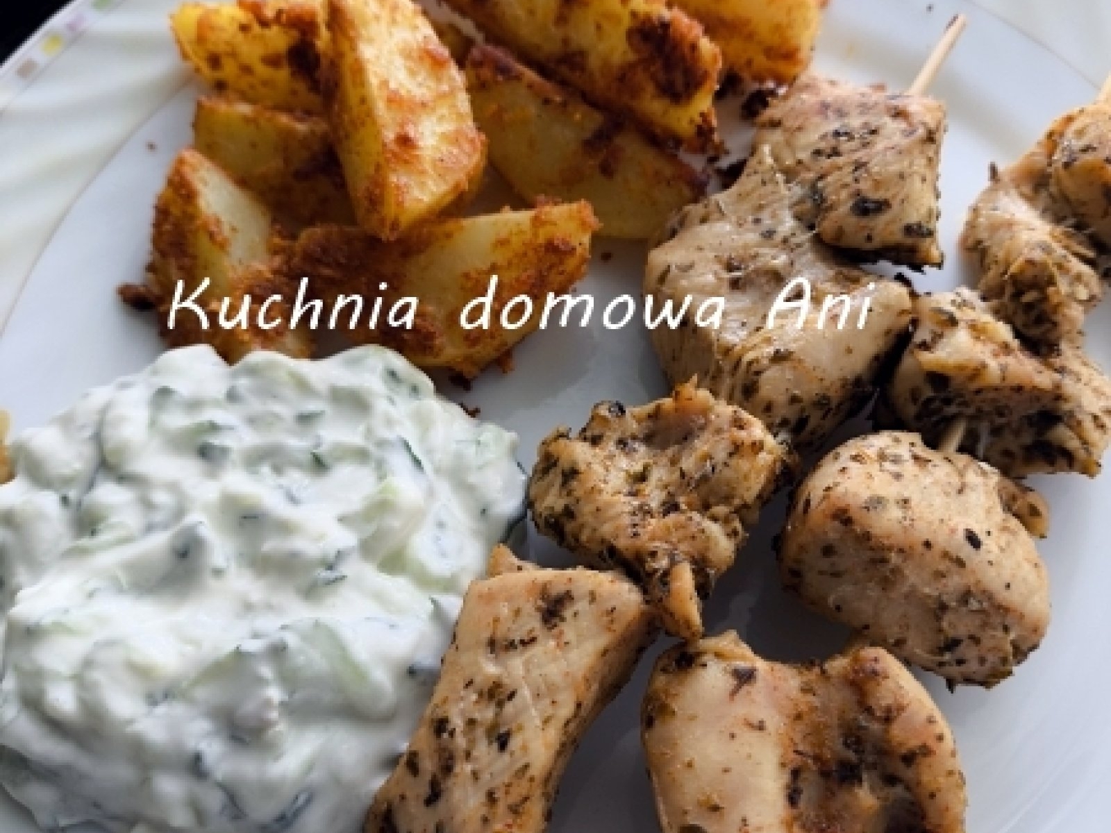 Chicken souvlaki czyli souvlaki z kurczaka