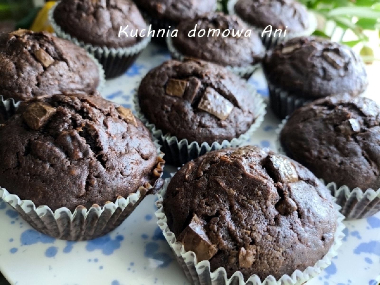 Czekoladowe muffinki z cukinią