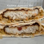 Tortilla z kotletem...