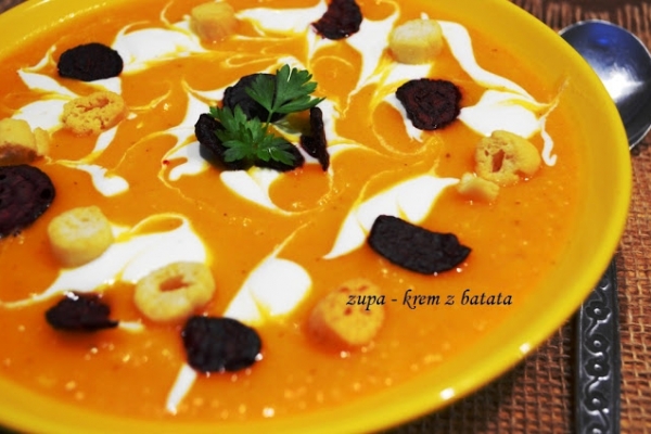Zupa krem z batata 