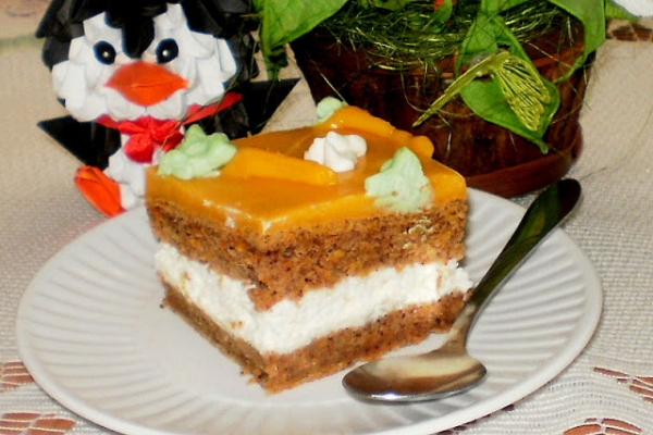 Ciasto marchewkowe z kremem mascarpone i marchewkowym budyniem-pyszne, wilgotne,zdrowe.