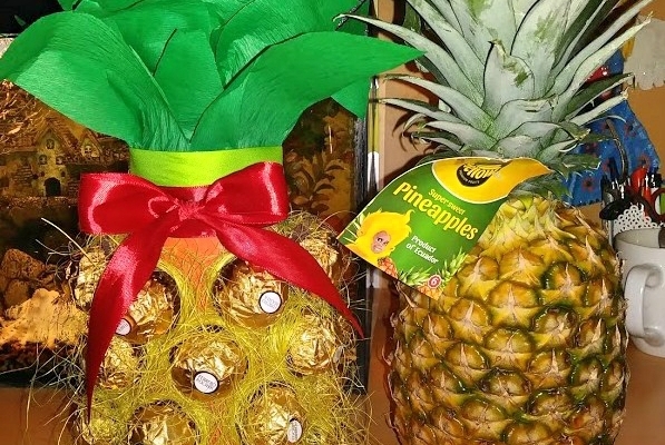 Ananas z wina i ferrero rocher-pomysł  na super prezent