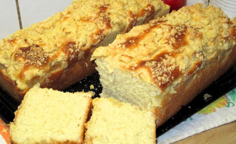 Mięciutkie ciasto drożdżowe  jabłkami i kruszonką, pyszne, łatwe +FILM