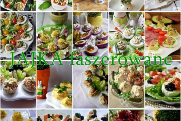 20 przepisów na jajka faszerowane
