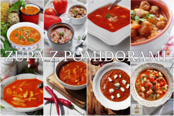 Zupa z pomidorów. Zupa pomidorowa.