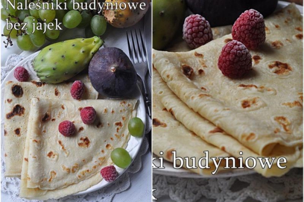 Naleśniki budyniowe bez jajek