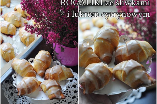Rogaliki ze śliwkami