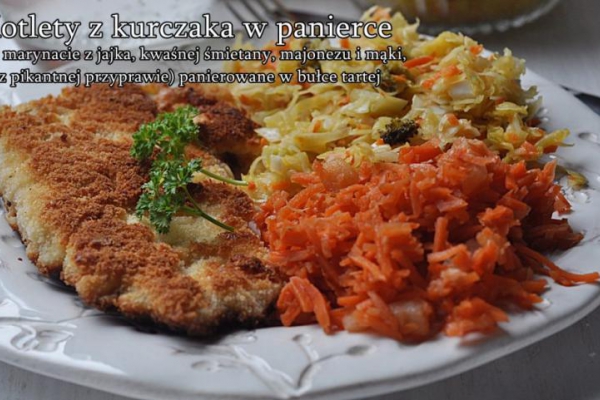 Kotlety z kurczaka w panierce