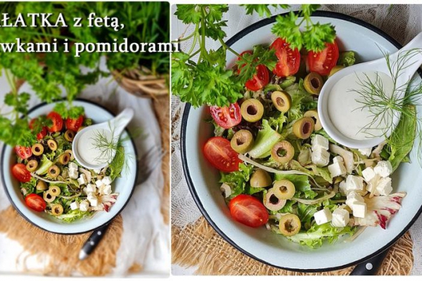 Sałatka z fetą fit