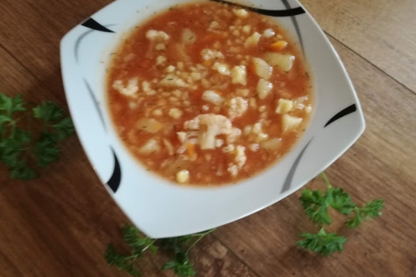 Zupa kalafiorowa z kluseczkami