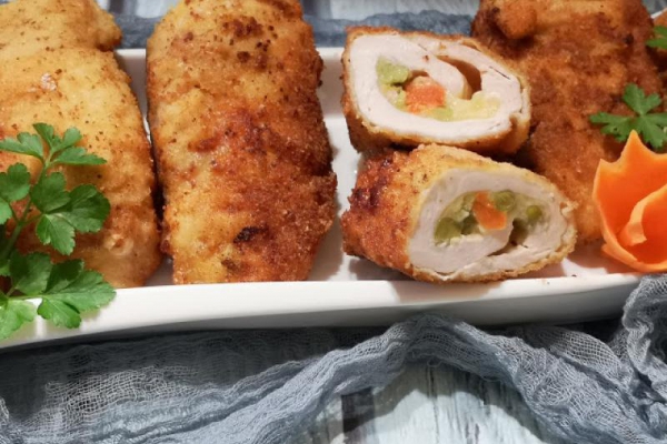 Roladki Groszkowo marchewkowe