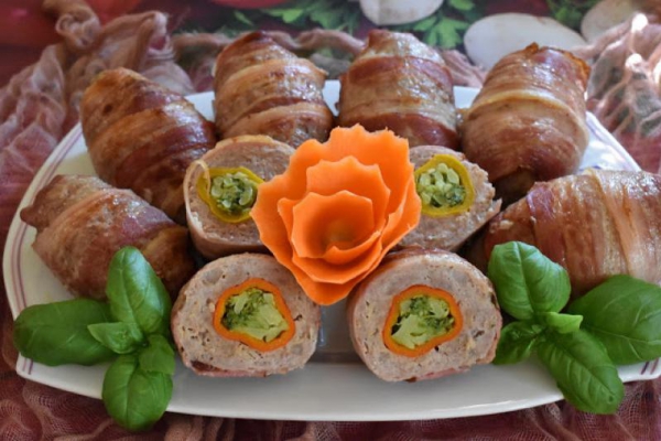 Kotlet z kolorową niespodzianką