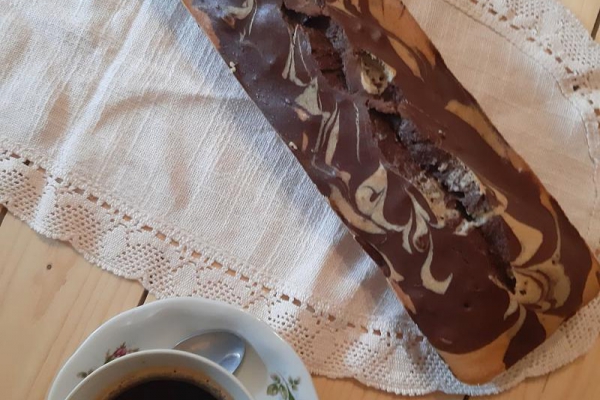 Babka zebra na białkach