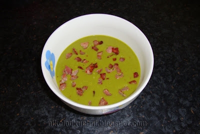 Pikantna zupa - krem z zielonego groszku
