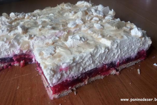 MALINOWA CHMURKA BEZ PIECZENIA