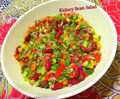 Rajma Salad - Kidney bean salad
