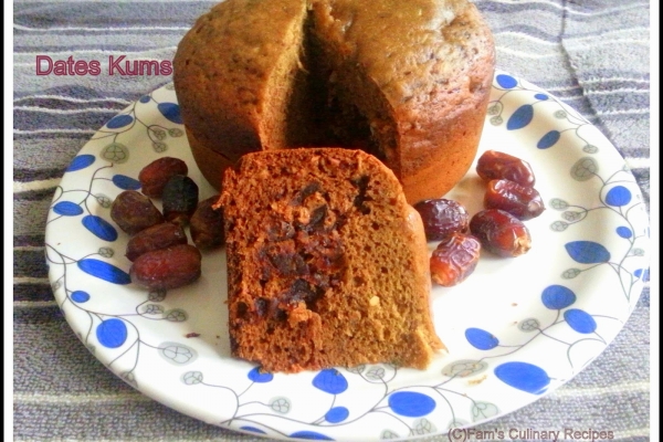 Eethapazham Kums/ Pola - Dates Sponge Cake (Malabar cuisine)
