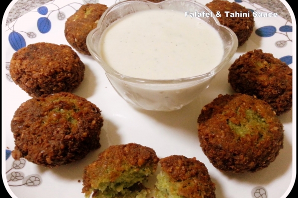 Falafel with Tahini Sauce