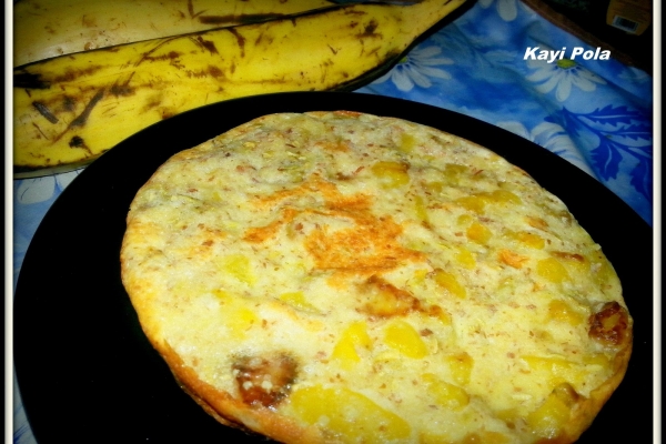 Kayi pola - Fried Plantain Egg cake (Malabar speciality)