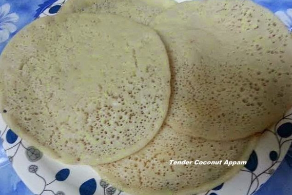 Elaneer Appam - Tender Coconut Pancake