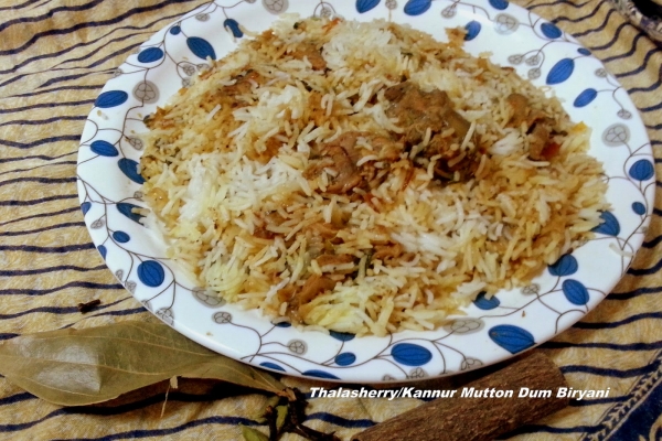 Thalasherry/Kannur Mutton Dum biryani - Malabar Mutton Biryani
