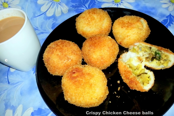 Crispy Chicken Cheese Balls