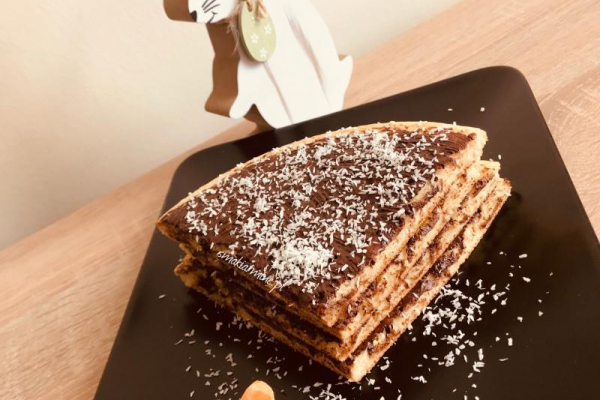 Placek kokosowy (bez cukru, bez glutenu, bez laktozy)