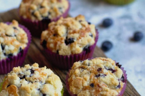 Jagodowe muffinki