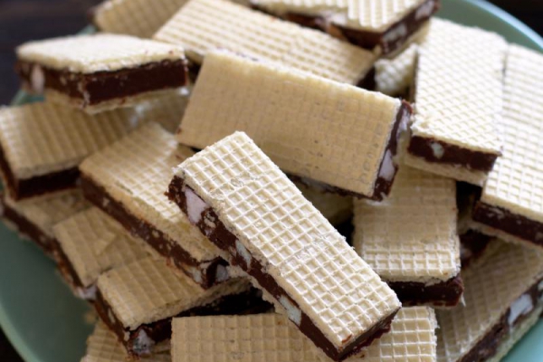 Wafle czekoladowo-miętowe