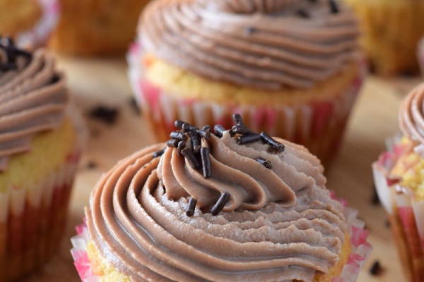 Muffinki z masą krówkową