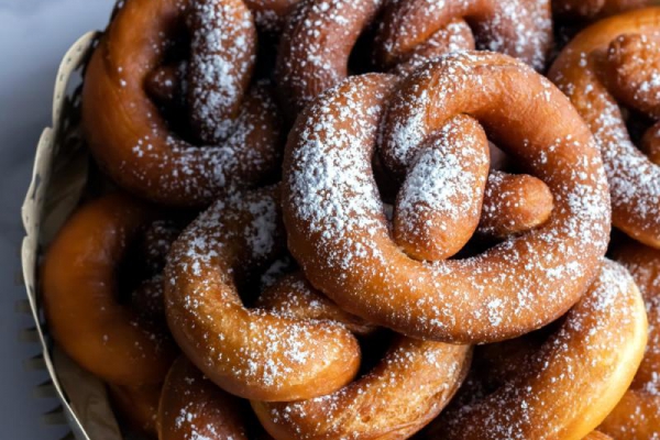 Drożdżowe precle – smażone