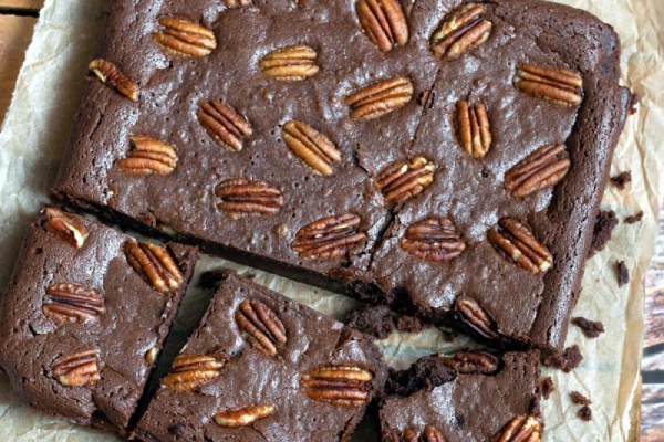 Brownie z orzechami pekan