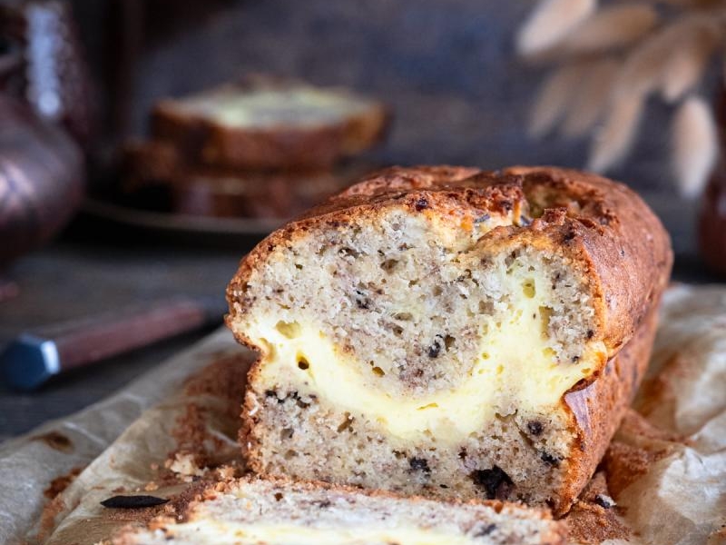 Chlebek bananowy ze skyrem