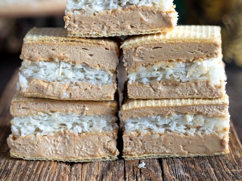 Wafle kokosowo-czekoladowe