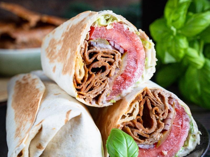 Domowy kebab z mielonego indyka (cienko wałkowany)