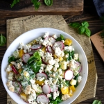 Sałatka z rzodkiewką,...