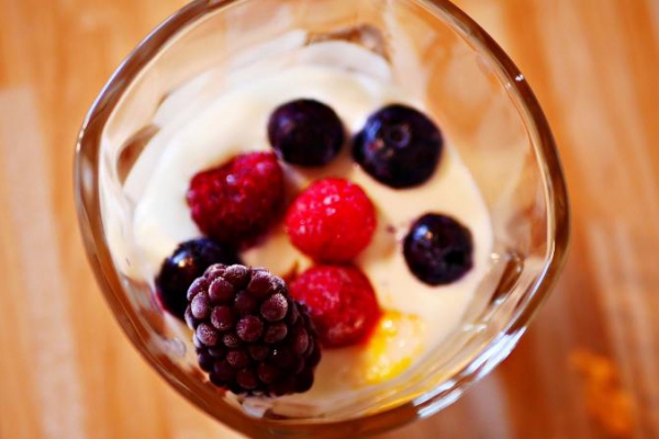 Panna Cotta z owocami