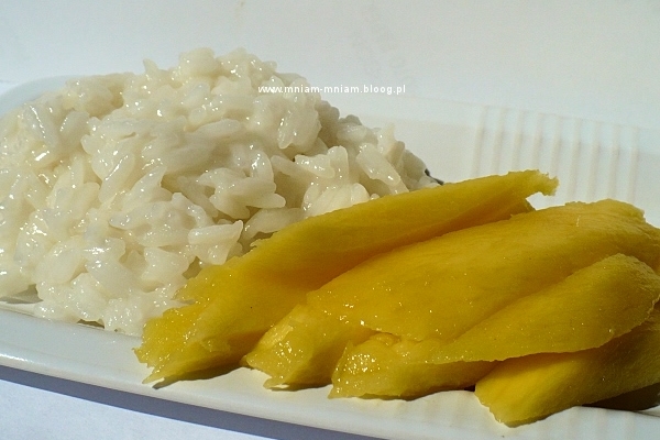jaśminowy ryż z mango.... przepyszny tajski deser