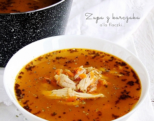 zupa z kurczaka a`la flaczki