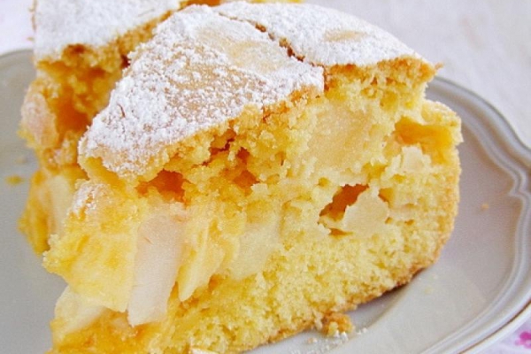 ciasto maślane z jabłkami