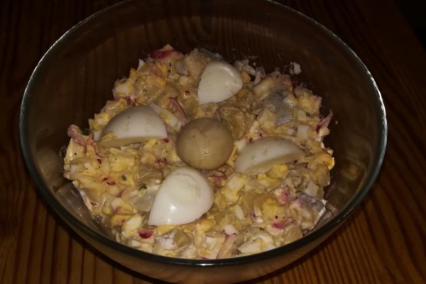 Sałatka śledziowa-dla 2 osób